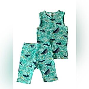 Tea Collection Summer Nights Whale Tank Pajamas 7
